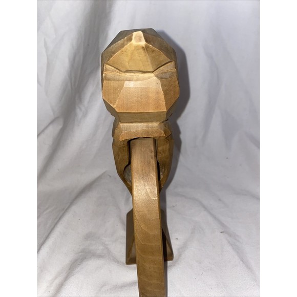 Vintage German Drechselstube Hand Carved Wooden Gnome Man Nutcracker 9 In Tall - Picture 3 of 7